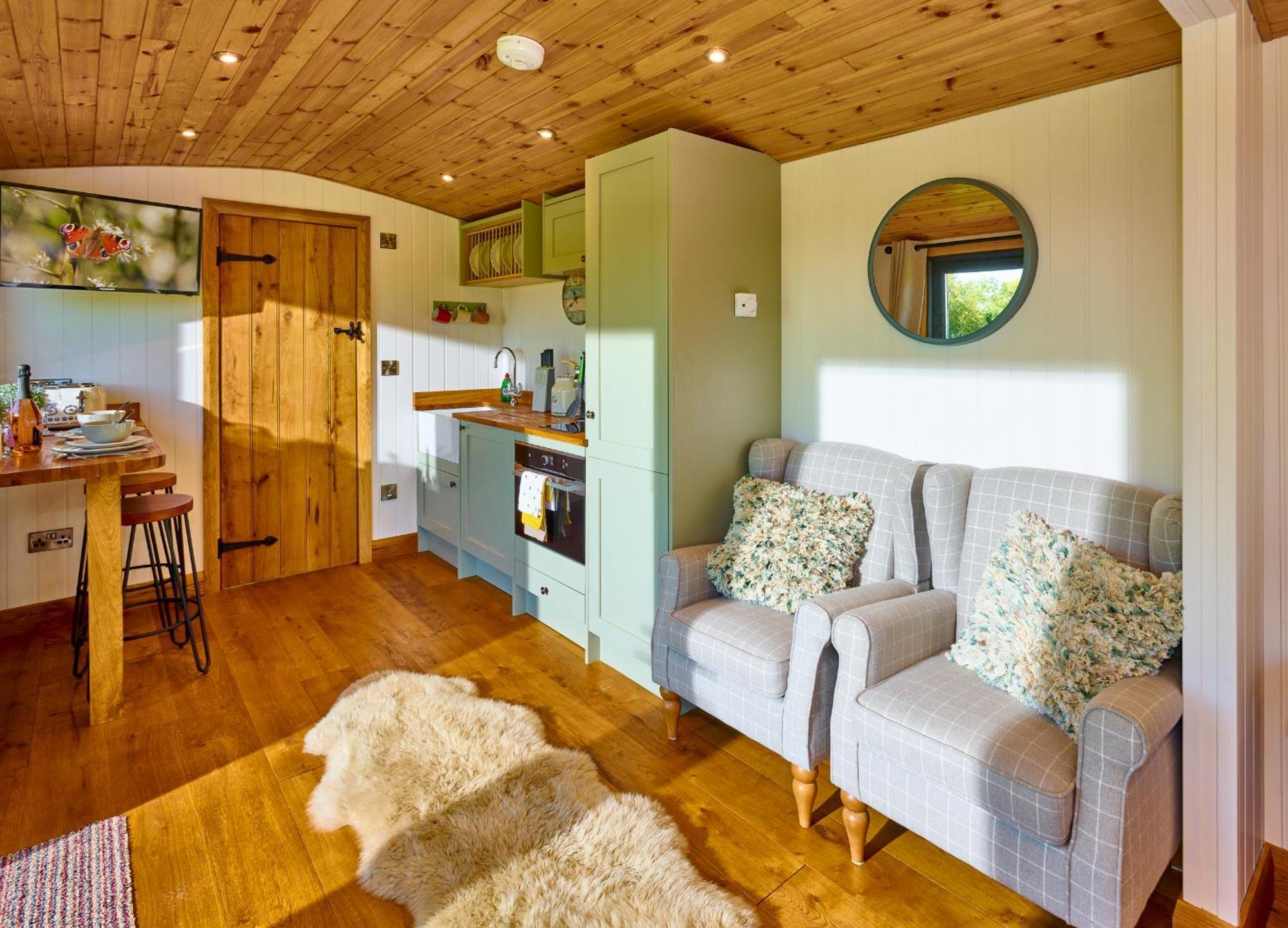 Hotel Abberley Shepherds Hut - Ockeridge Rural Retreats Wichenford Exterior foto